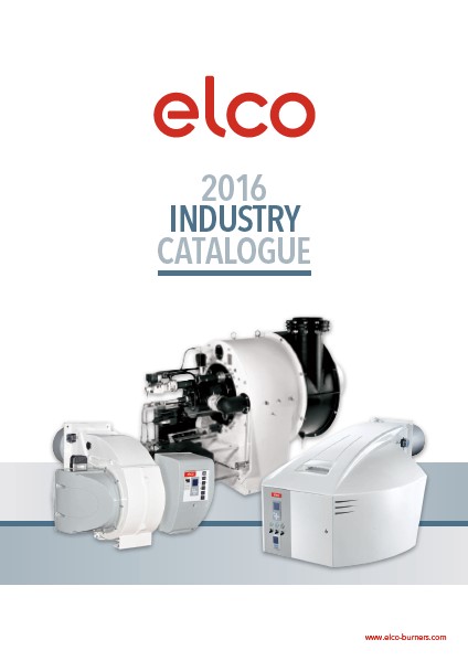 Техническое описание промышленного горелочного оборудования Elco 2016